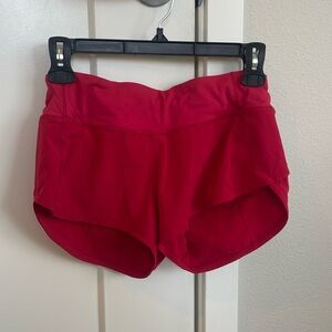Lululemon speed shorts size 2